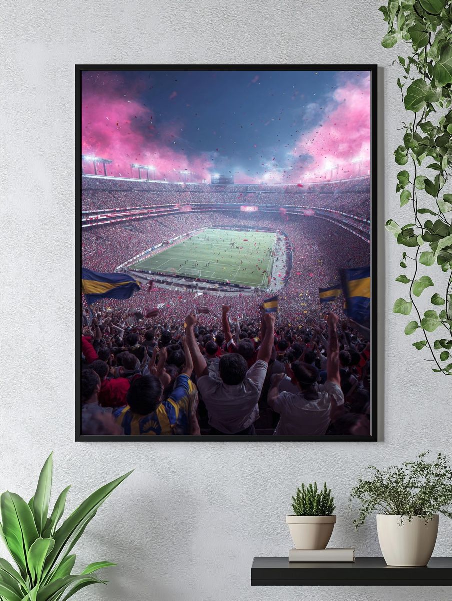 Exciting Football Match — Sports Photography Poster. — room view 4