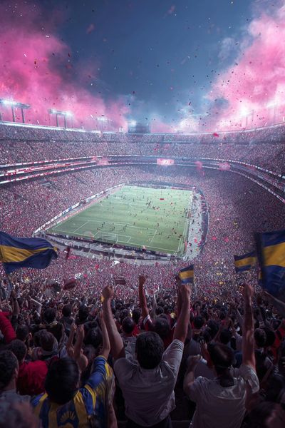 Exciting Football Match — Sports Photography Poster. poster