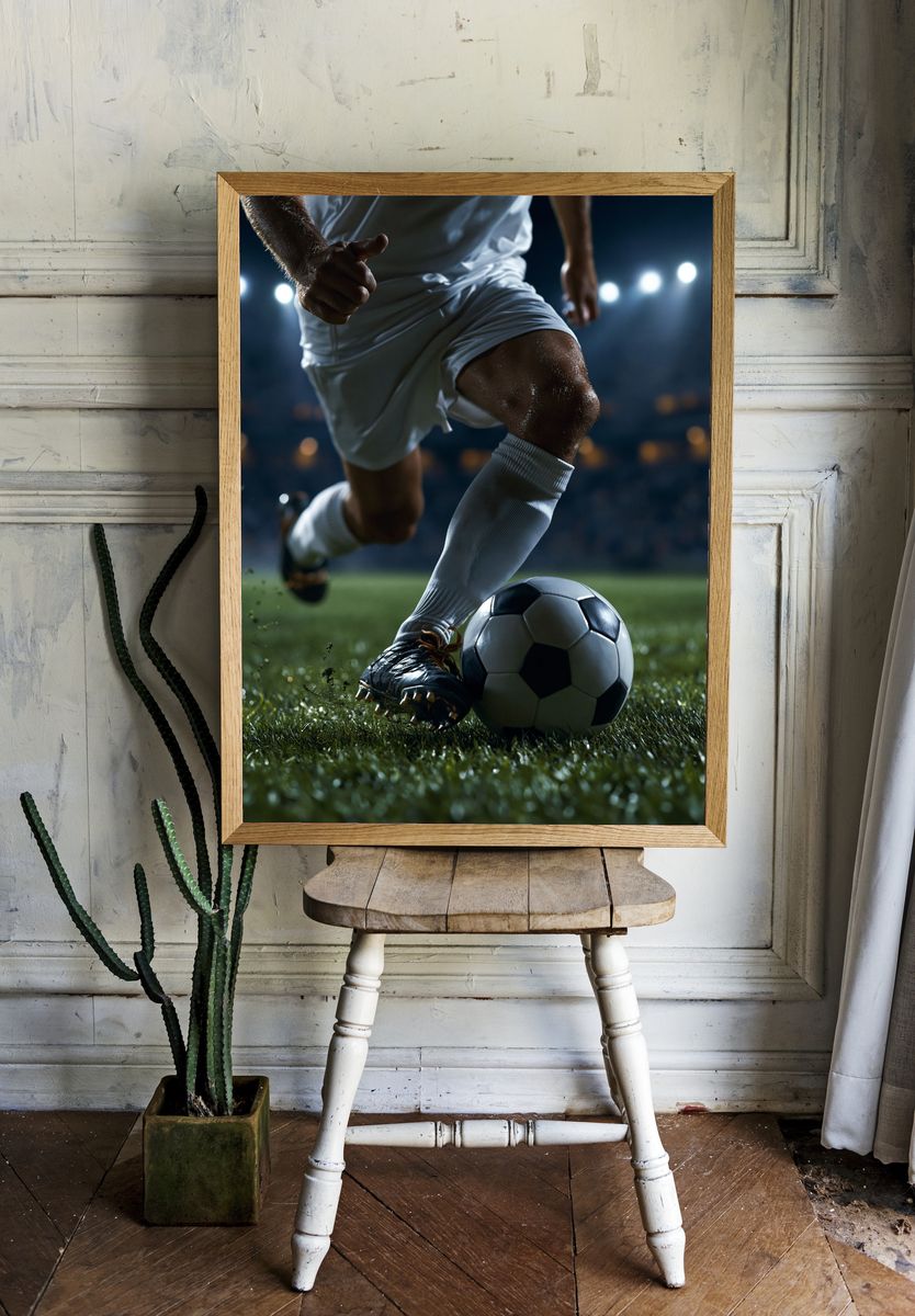 Soccer Action Photography Poster. room preview