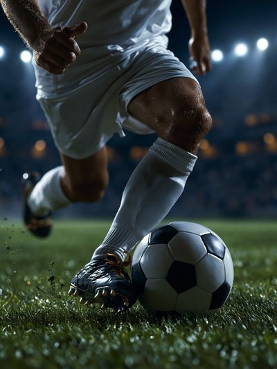 Soccer Action Photography Poster.