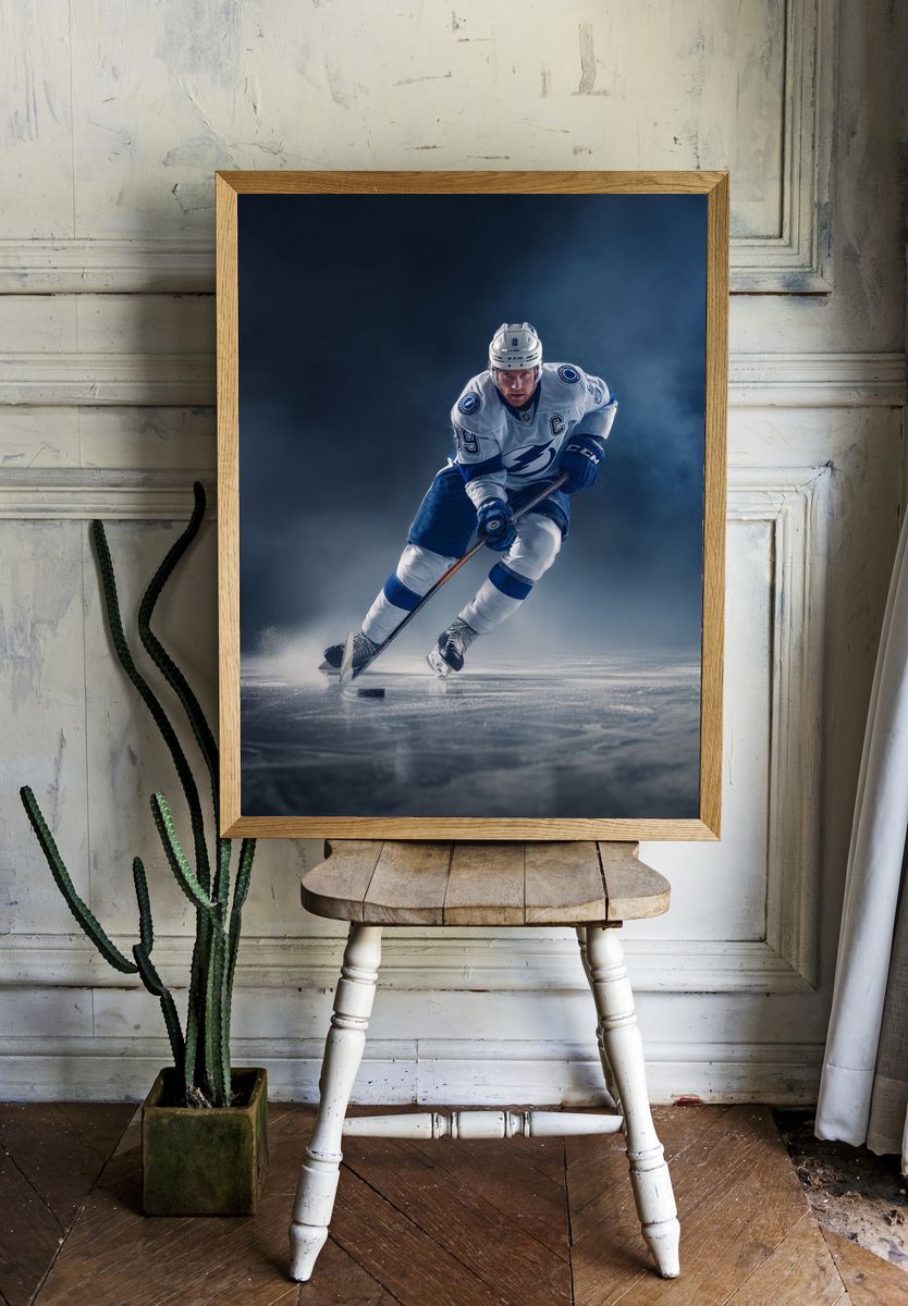 Ice Hockey Action Photography Poster. room preview