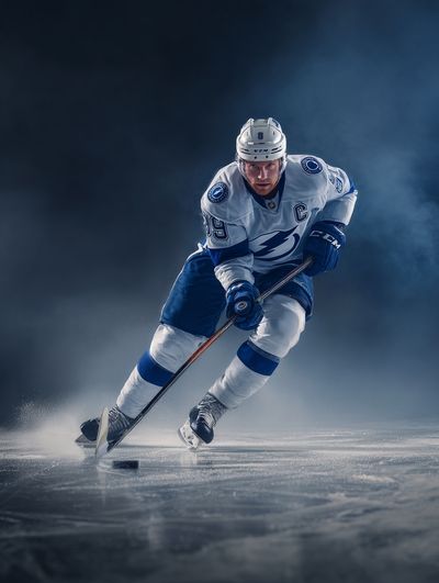 Ice Hockey Action Photography Poster. poster