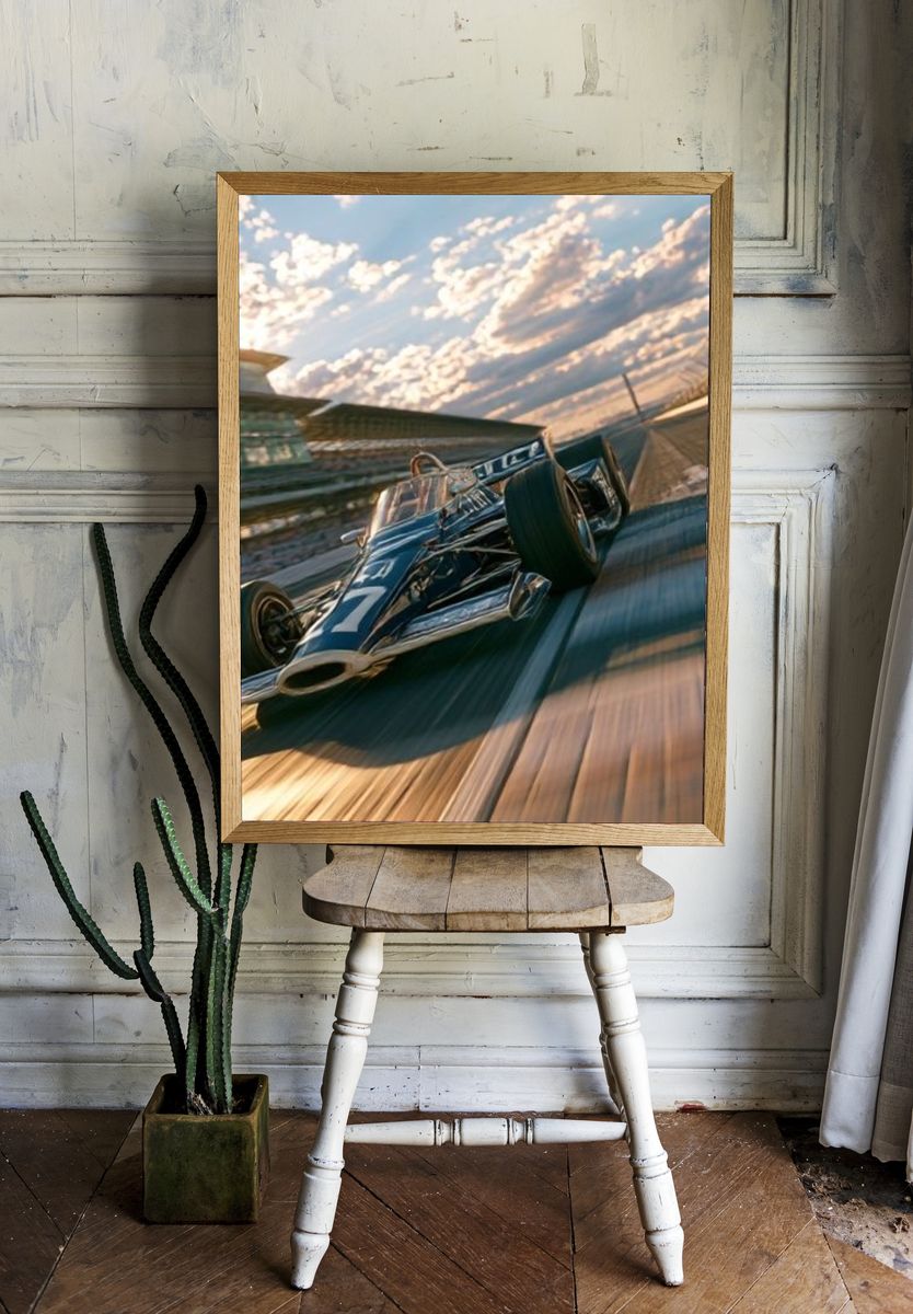 Formula Racing Car Photography Poster. room preview