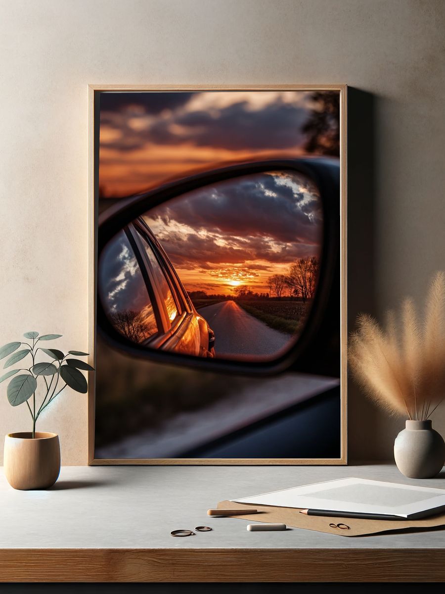 Sunset Reflection — Photography Print. — room view 2