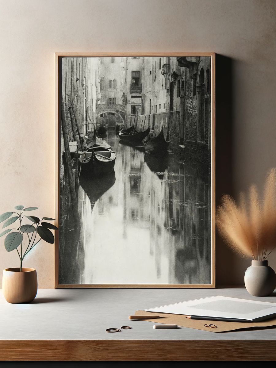 Venetian Canal (1894) Alfred Stieglitz. — room view 2
