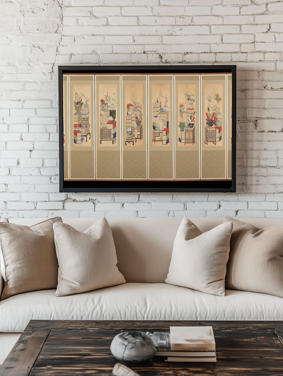 Books and Scholars' Possessions by Unidentified artist — Art Print. room preview
