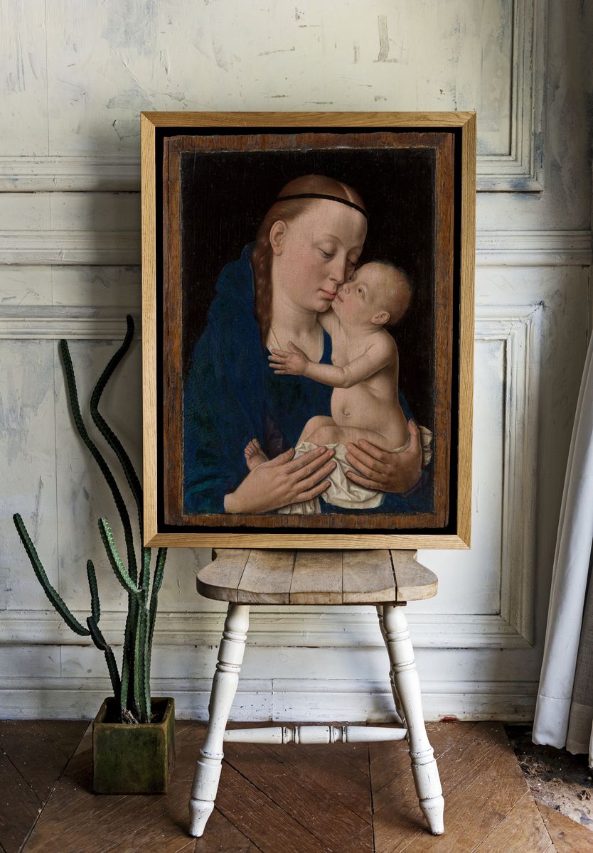 Virgin and Child by Dieric Bouts — Art Print. room preview