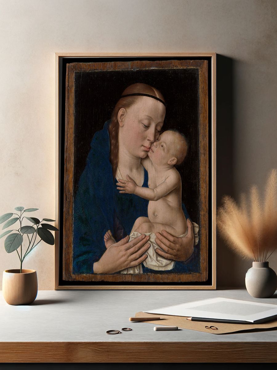 Virgin and Child by Dieric Bouts — Art Print. — room view 2