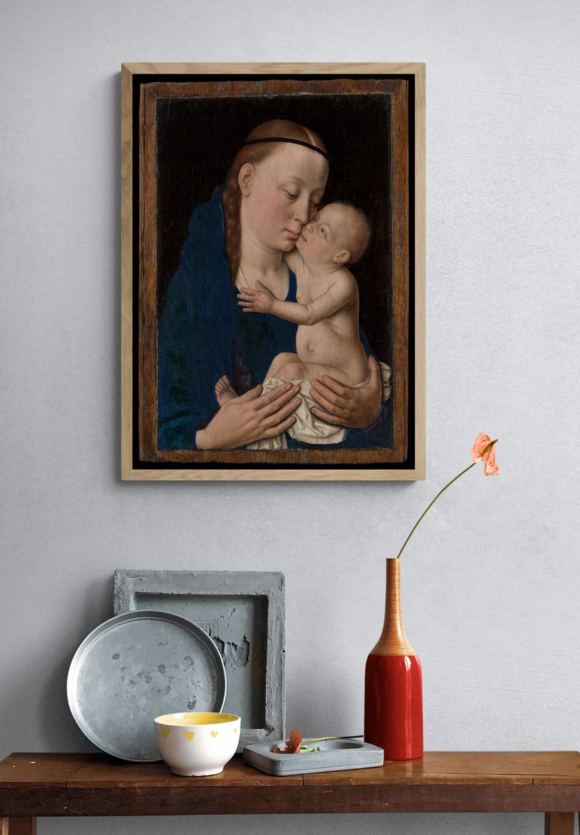 Virgin and Child by Dieric Bouts — Art Print. — room view 3