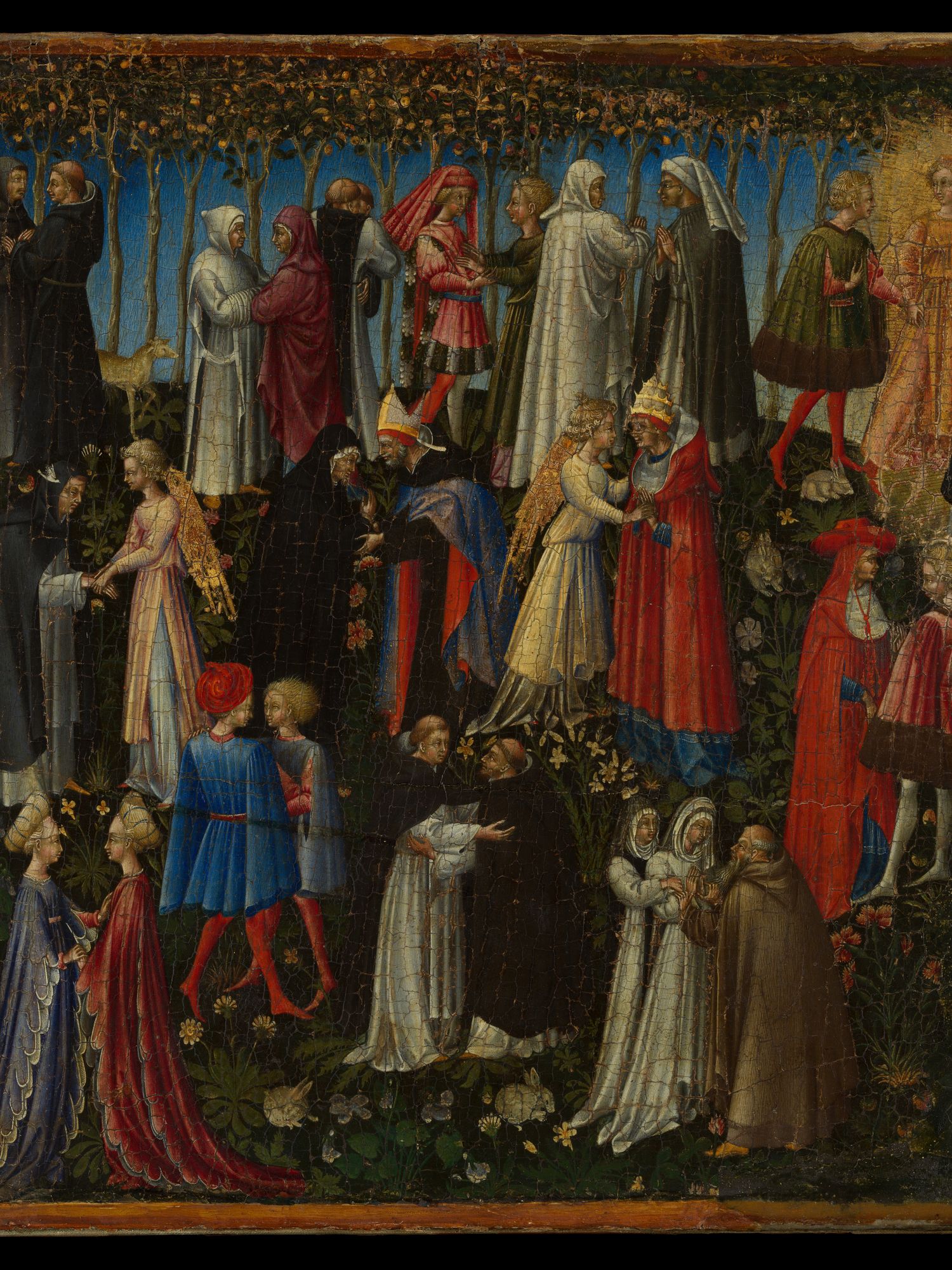 Paradise by Giovanni di Paolo (Giovanni di Paolo di Grazia) — Art Print. poster detail