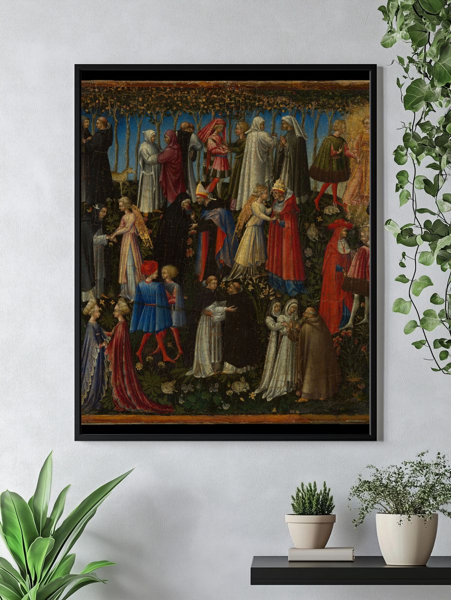 Paradise by Giovanni di Paolo (Giovanni di Paolo di Grazia) — Art Print. — room view 4