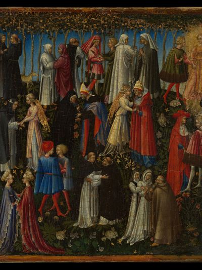 Paradise by Giovanni di Paolo (Giovanni di Paolo di Grazia) — Art Print. poster