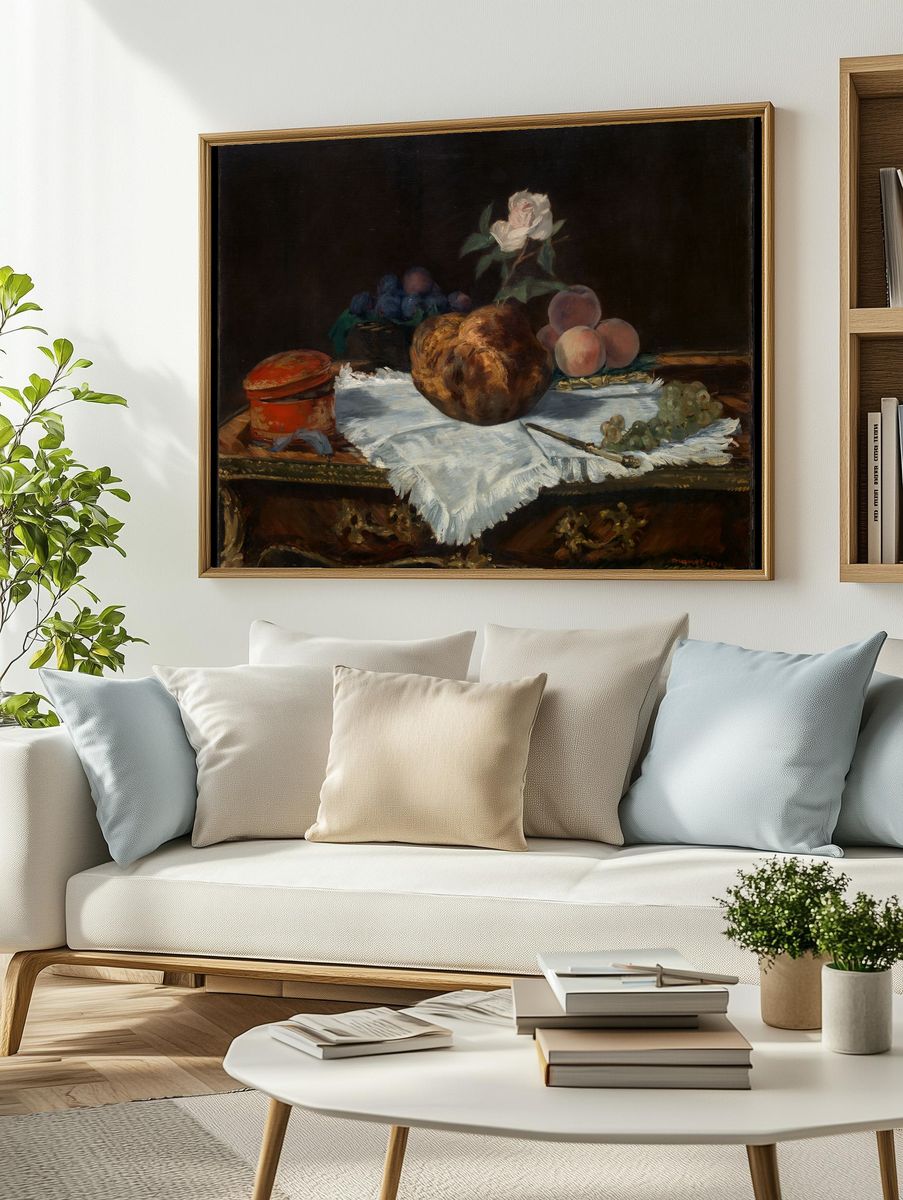 The Brioche by Edouard Manet — Art Print. — room view 2