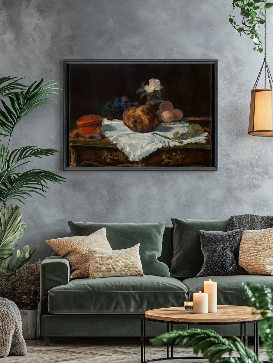 The Brioche by Edouard Manet — Art Print. — room view 4