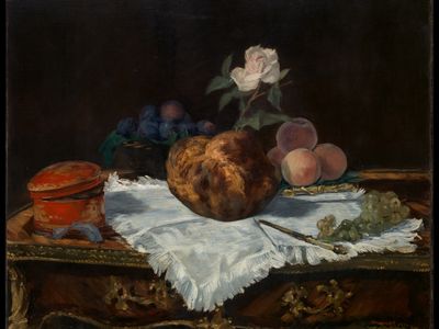 The Brioche by Edouard Manet — Art Print.