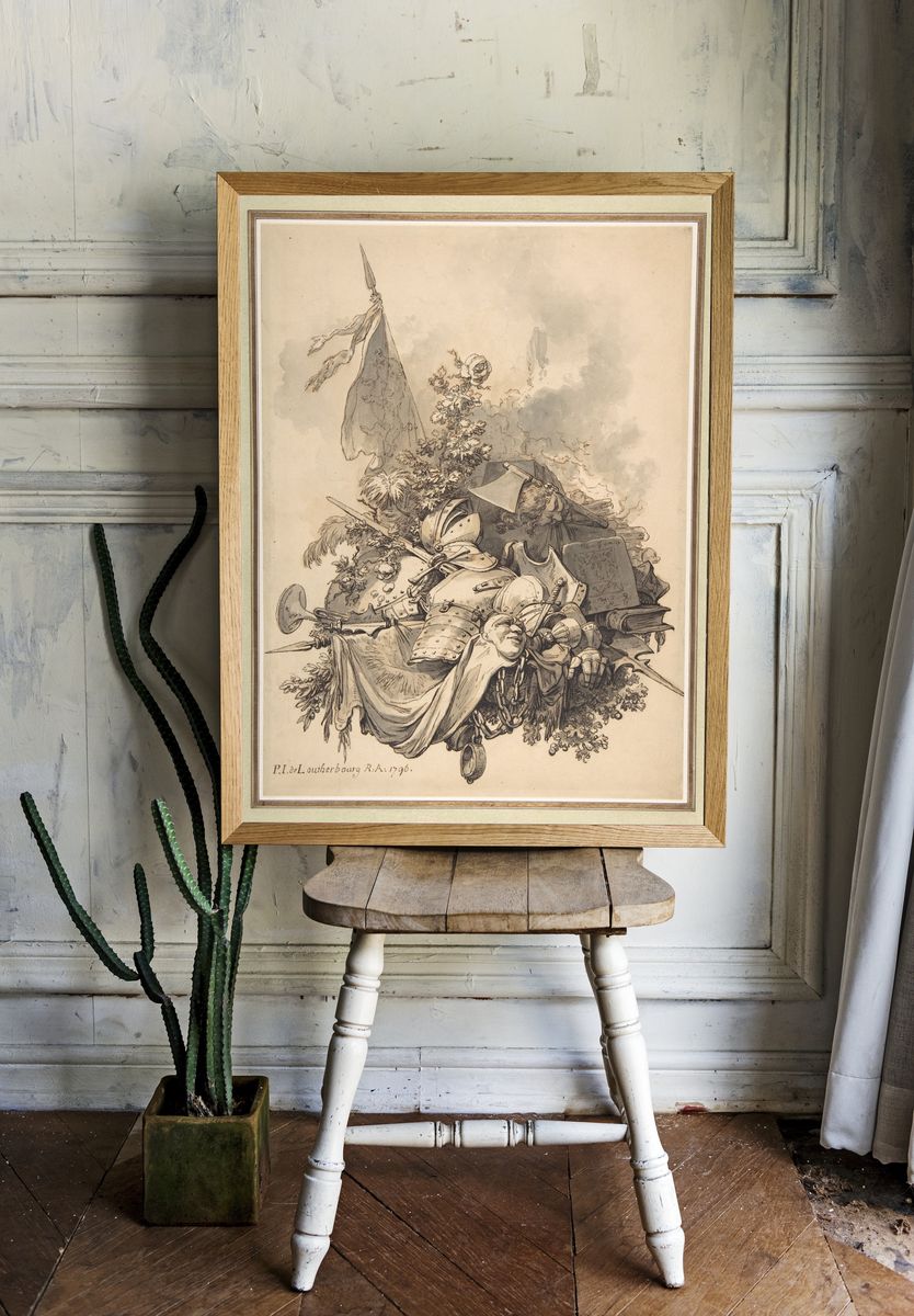 The House of York by Philippe Jacques de Loutherbourg — Art Print. room preview