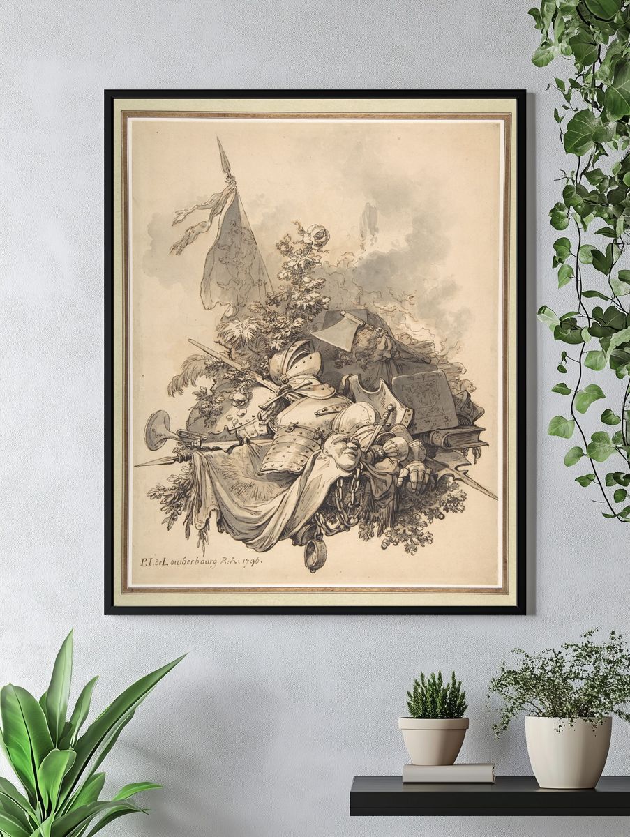 The House of York by Philippe Jacques de Loutherbourg — Art Print. — room view 4