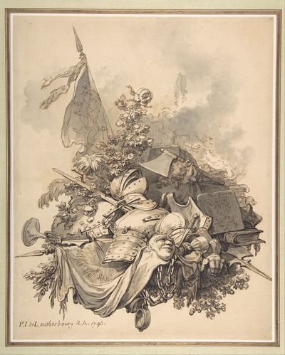 The House of York by Philippe Jacques de Loutherbourg — Art Print.