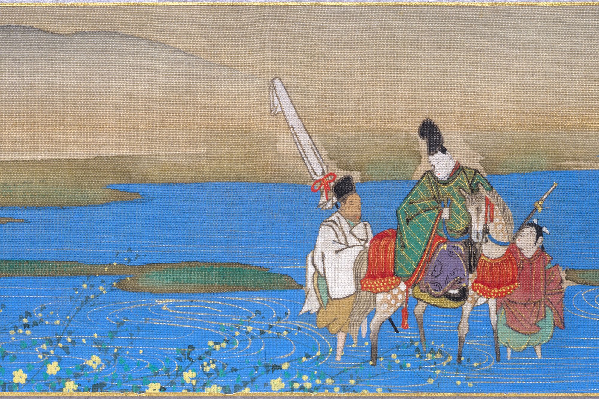 Six Jewel Rivers by Sakai Ōho — Art Print. poster detail