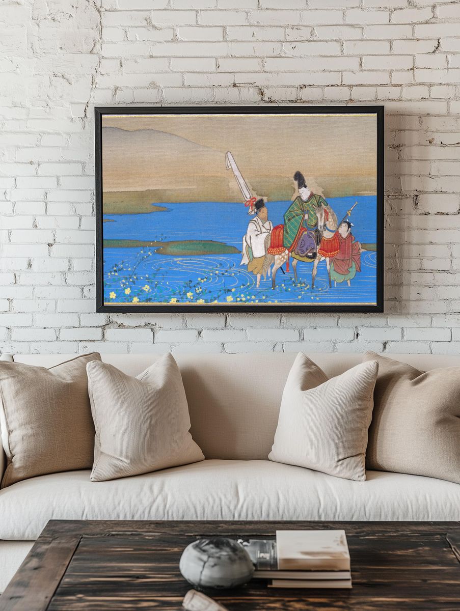 Six Jewel Rivers by Sakai Ōho — Art Print. — room view 1
