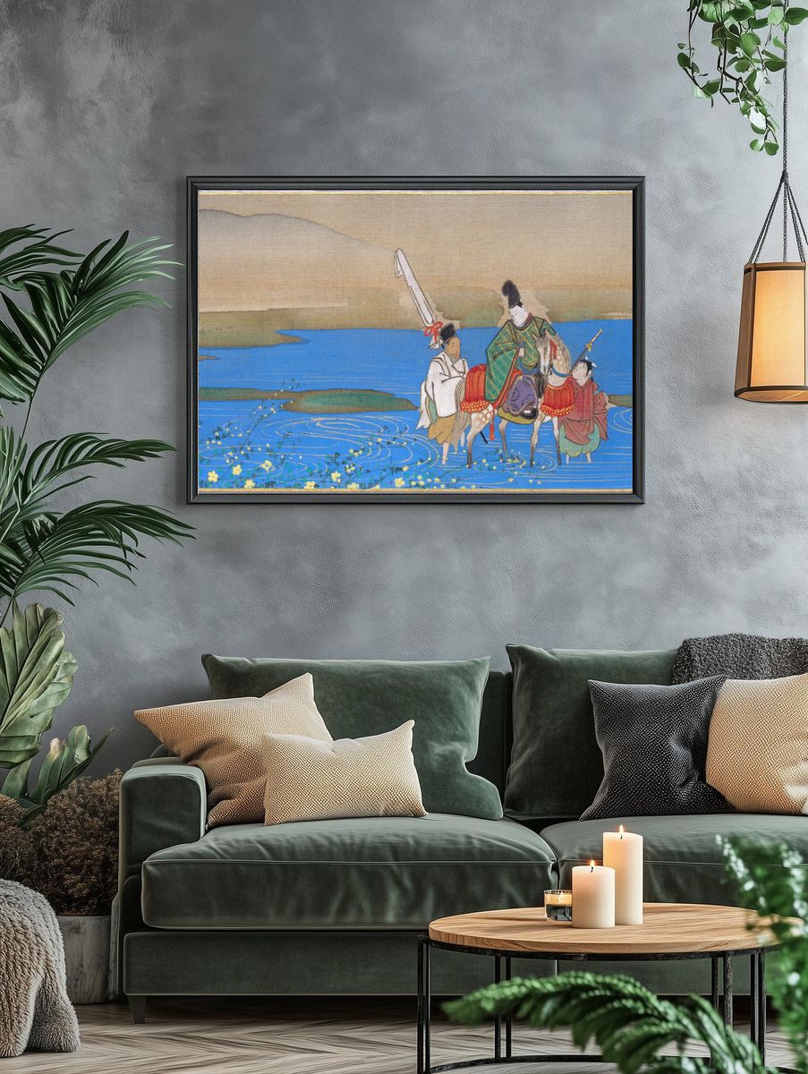Six Jewel Rivers by Sakai Ōho — Art Print. — room view 4
