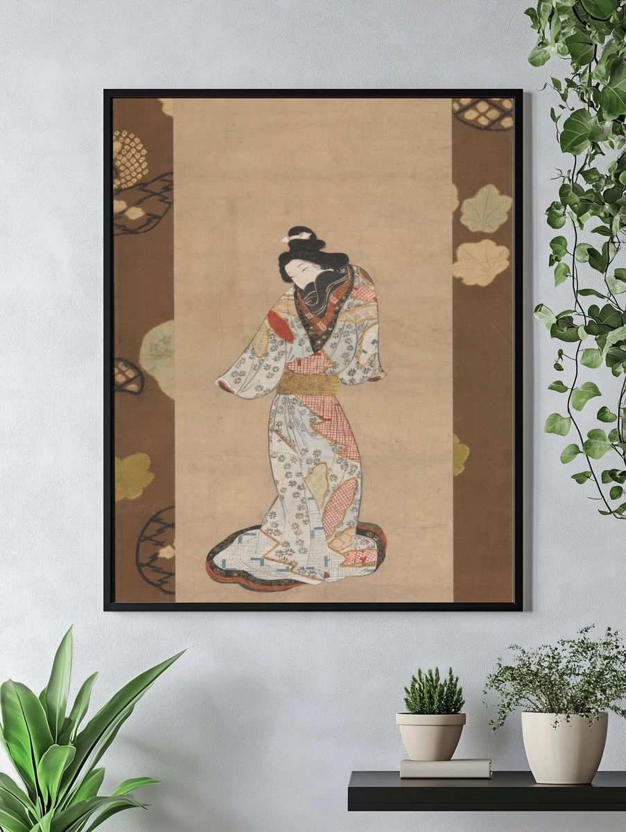 Beauty of the Kanbun Era by flower still life — Art Print. — room view 4