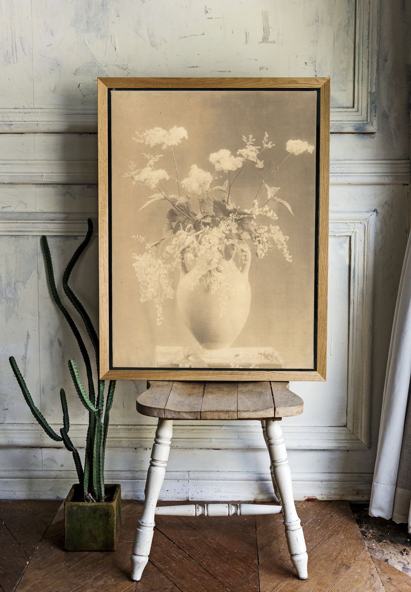 [Vase of Flowers] by Unknown — Art Print. room preview