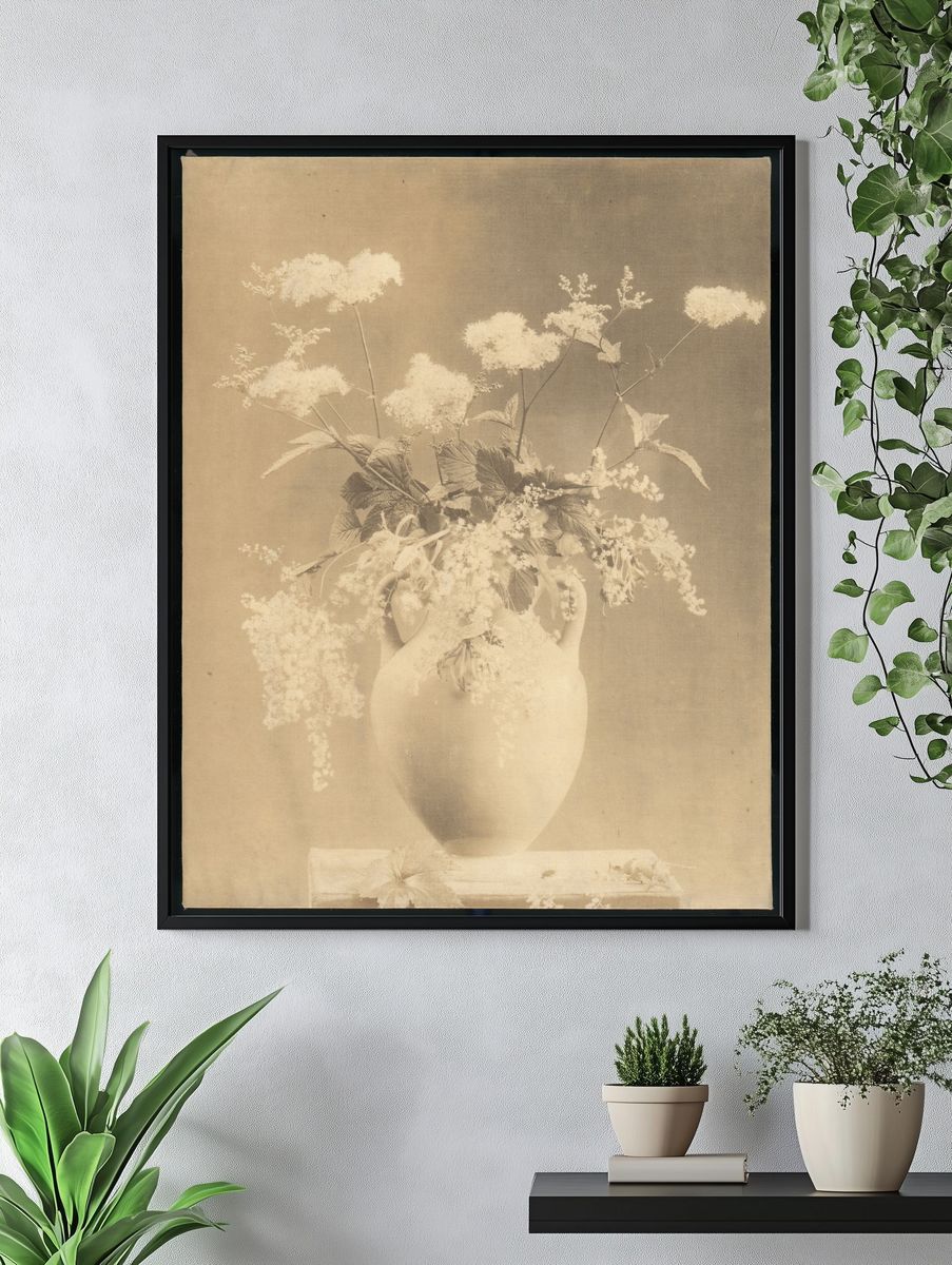 [Vase of Flowers] by Unknown — Art Print. — room view 4