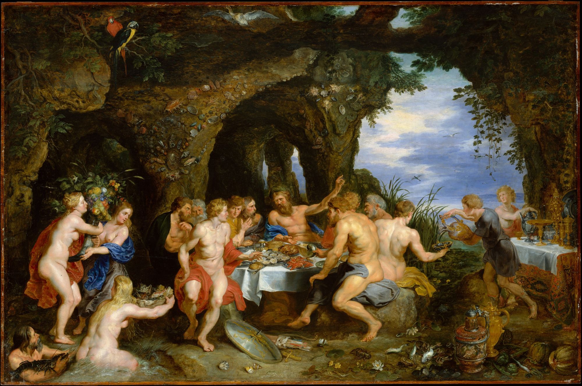 The Feast of Acheloüs by Peter Paul Rubens — Art Print. poster detail