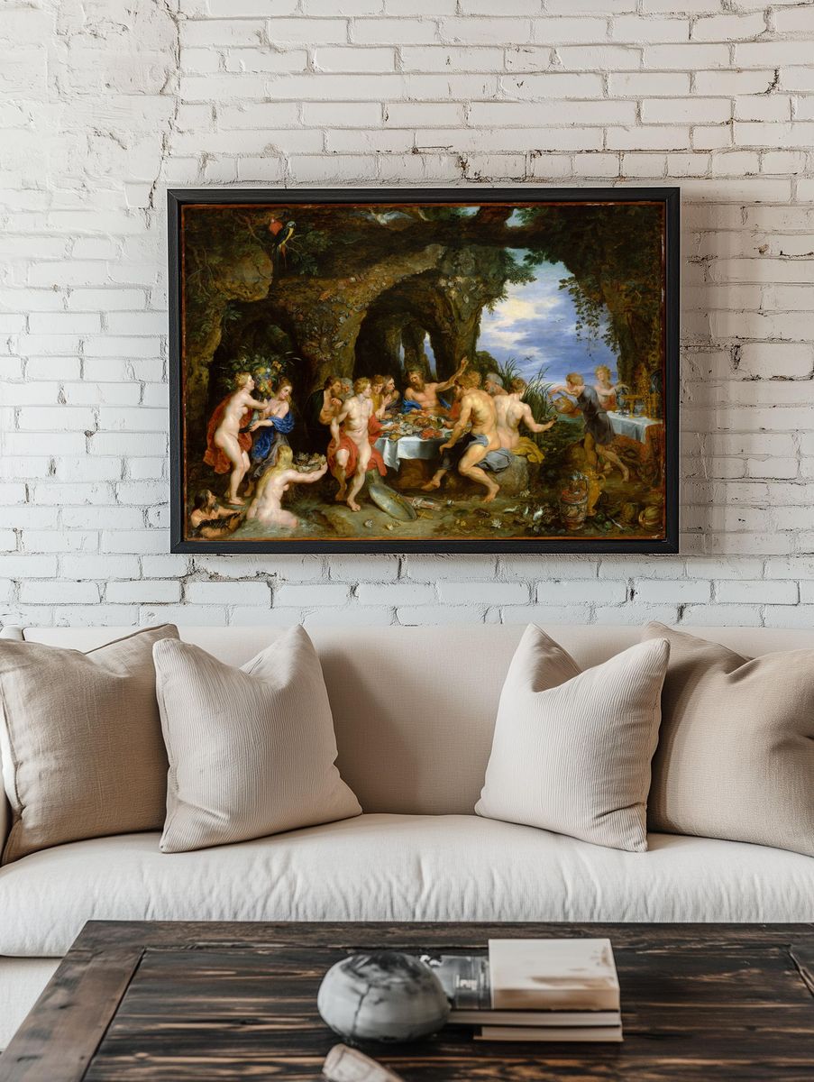 The Feast of Acheloüs by Peter Paul Rubens — Art Print. room preview