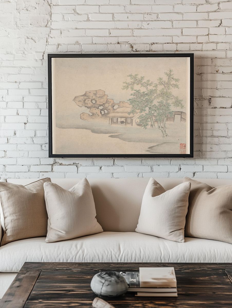 Landscapes by Fan Qi — Art Print. room preview
