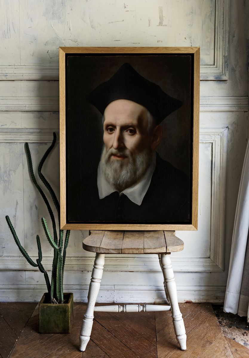 Saint Philip Neri (1515–1595) by Carlo Dolci — Art Print. room preview