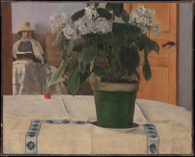 Hortensia by Fernand Khnopff — Art Print.