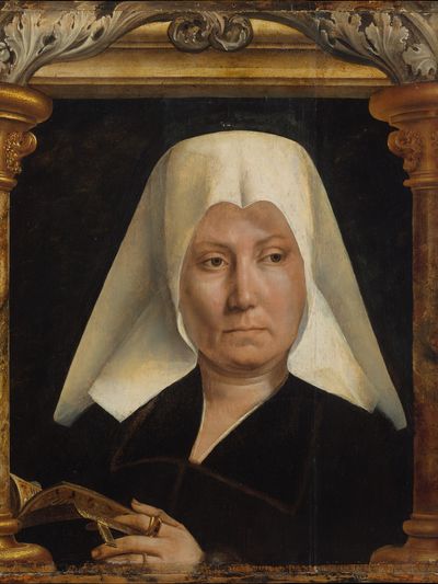 Portrait of a Woman by Quinten Massys — Art Print.