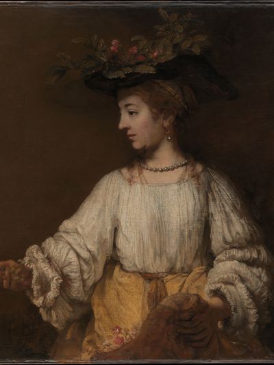Flora by Rembrandt (Rembrandt van Rijn) — Art Print.