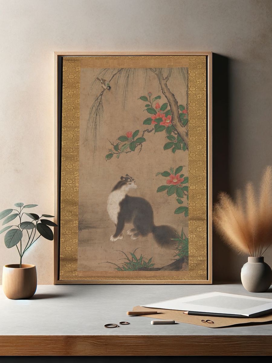 Musk Cat by Uto Gyoshi — Art Print. — room view 2