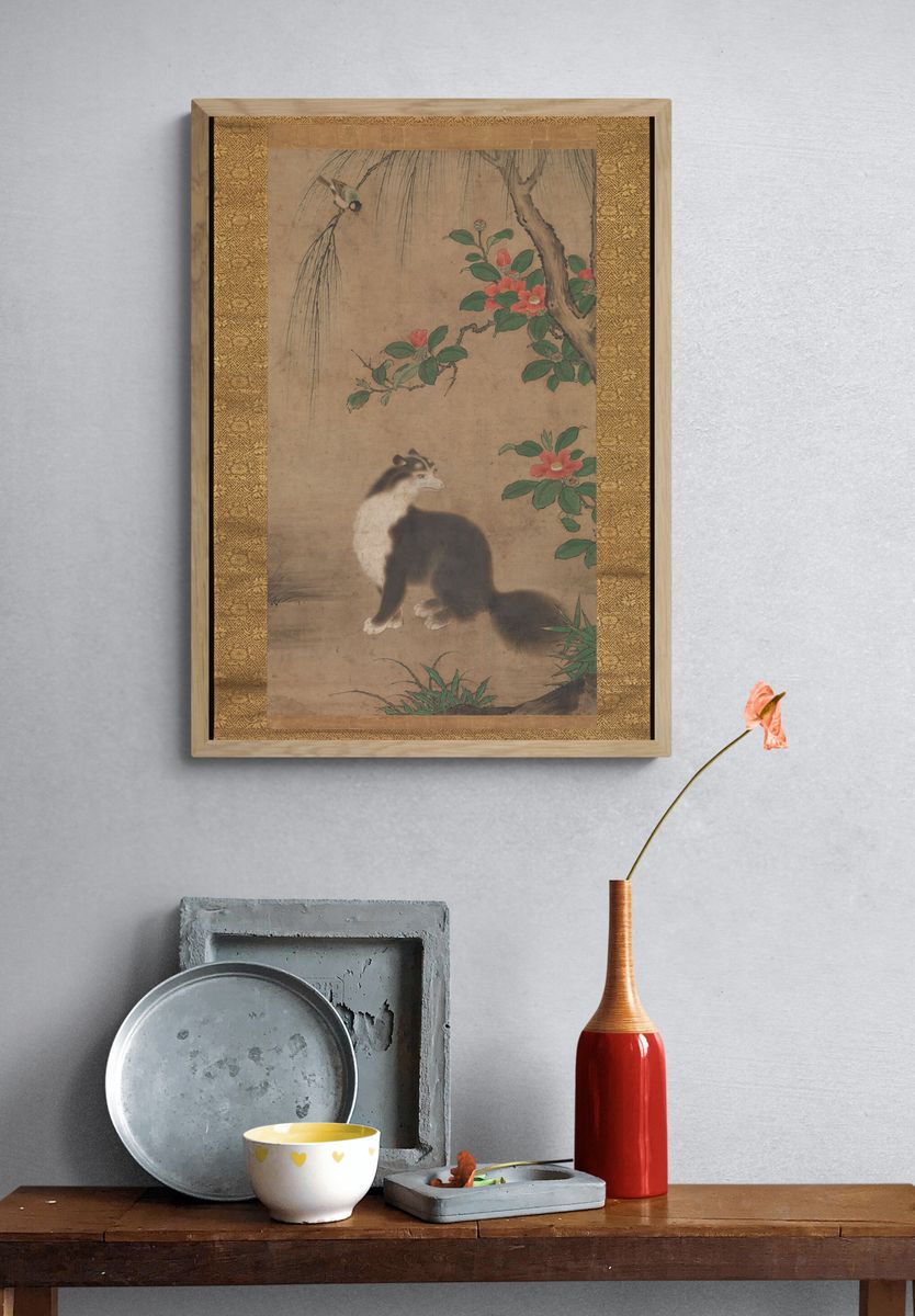 Musk Cat by Uto Gyoshi — Art Print. — room view 3