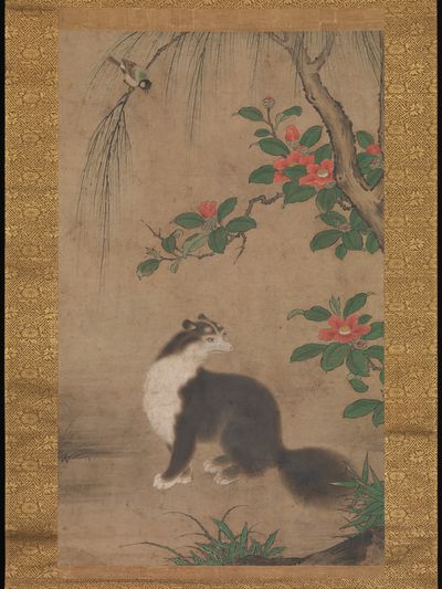 Musk Cat by Uto Gyoshi — Art Print.
