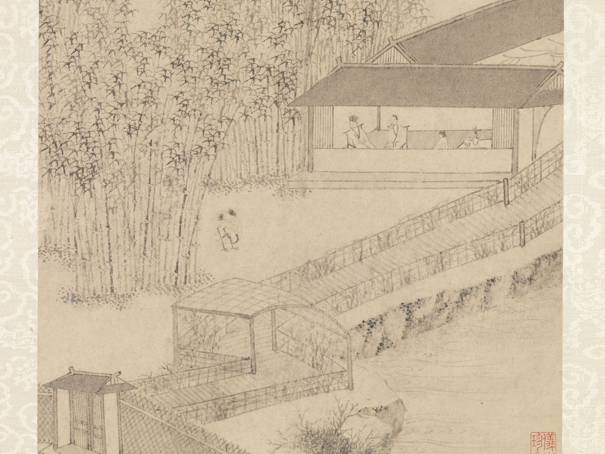 Garden of the Inept Administrator by Wen Zhengming — Art Print. poster detail