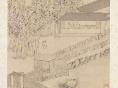 Garden of the Inept Administrator by Wen Zhengming — Art Print.