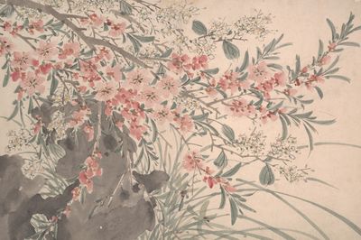 Garden Flowers by Chen Chun — Art Print.