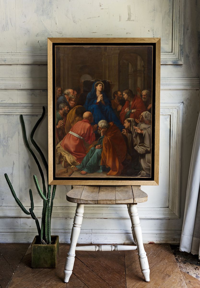 The Dormition of the Virgin by Carlo Saraceni — Art Print. room preview