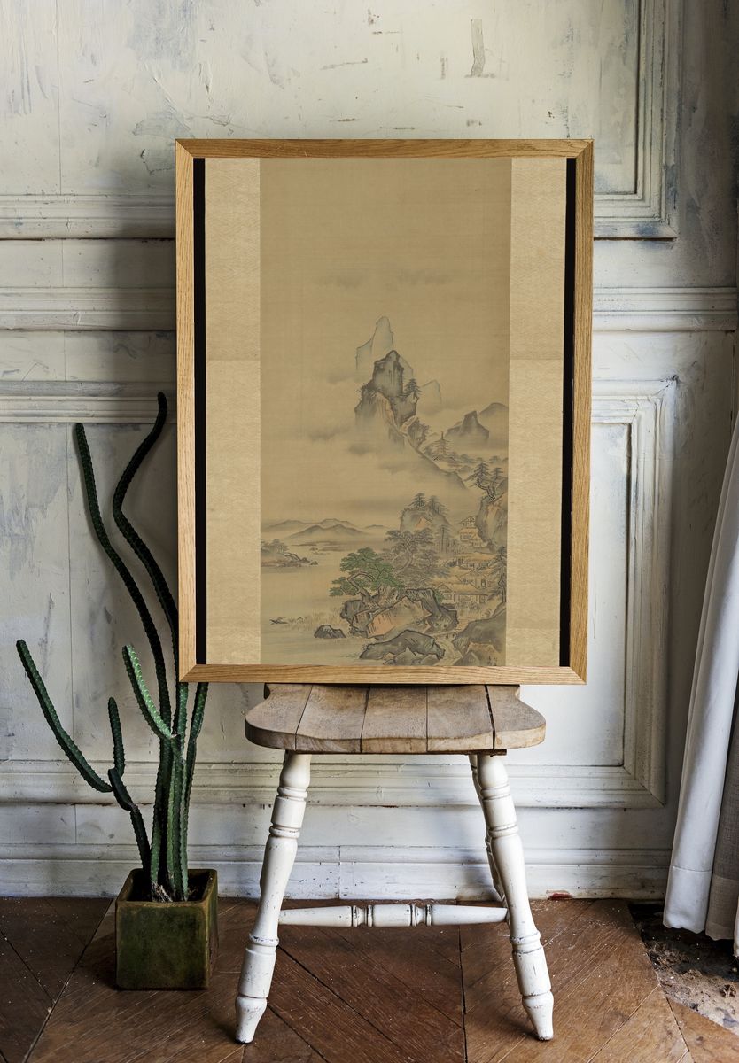 Mount Penglai with Eight Views of Xiao and Xiang by Kano Tansui Moritsune — Art Print. room preview