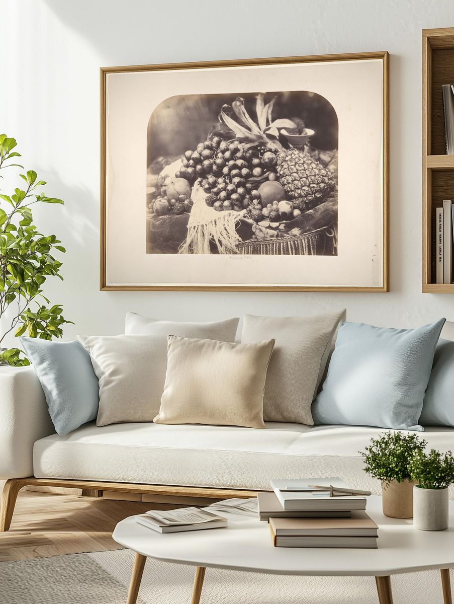 [Still Life with Fruit] by Roger Fenton — Art Print. — room view 2