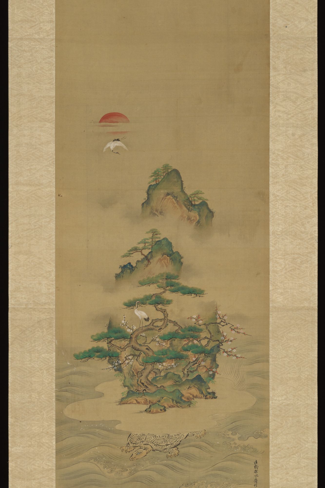 Mount Penglai with Eight Views of Xiao and Xiang by Kano Tansui Moritsune — Art Print. poster — fine-art art