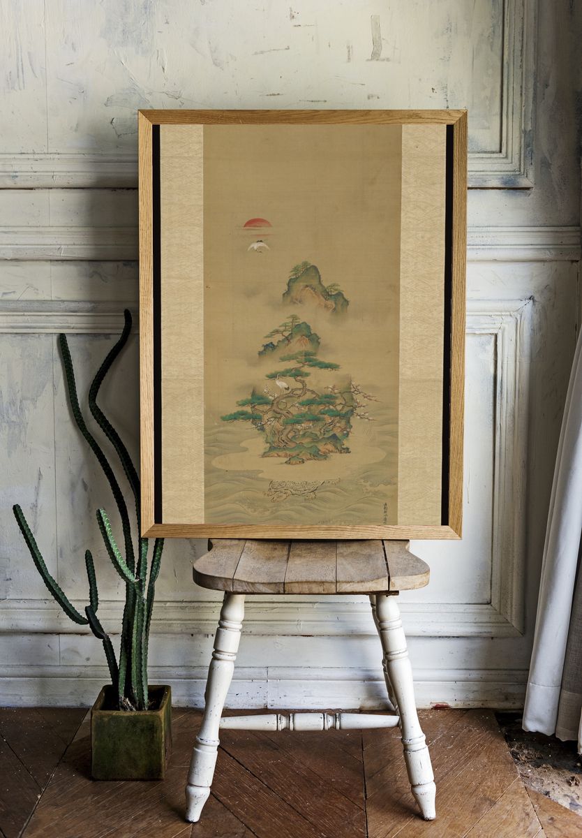 Mount Penglai with Eight Views of Xiao and Xiang by Kano Tansui Moritsune — Art Print. room preview