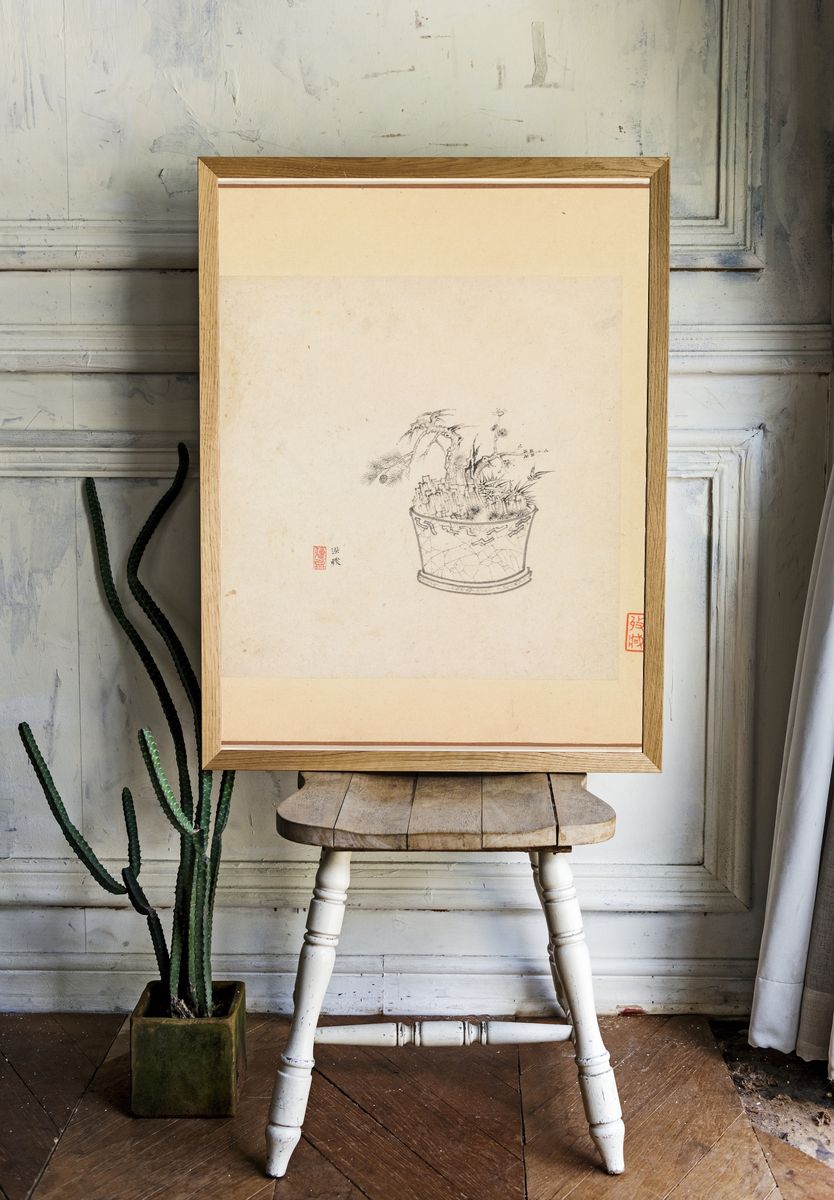 Miscellaneous Studies by Chen Hongshou — Art Print. room preview