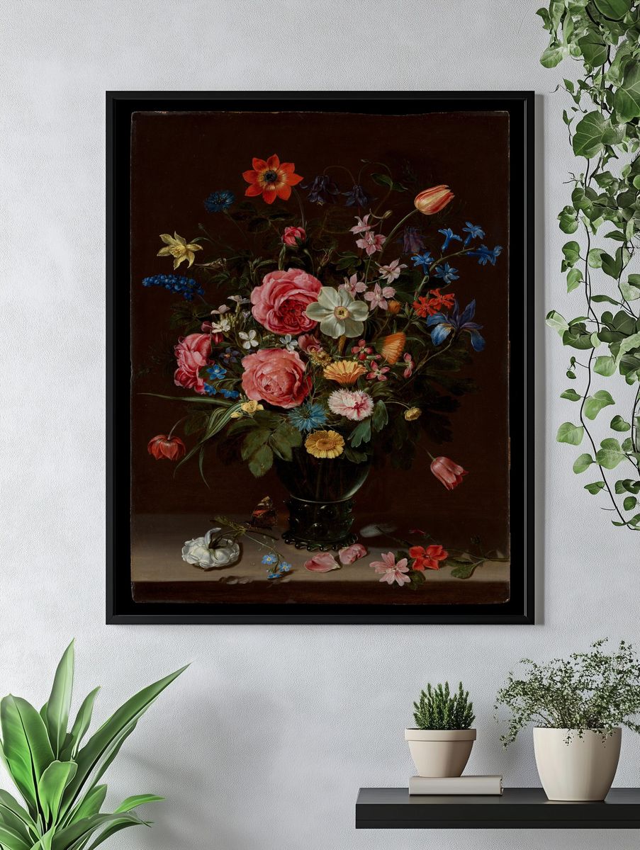 A Bouquet of Flowers by Clara Peeters — Art Print. — room view 4