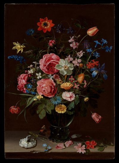 A Bouquet of Flowers by Clara Peeters — Art Print. poster
