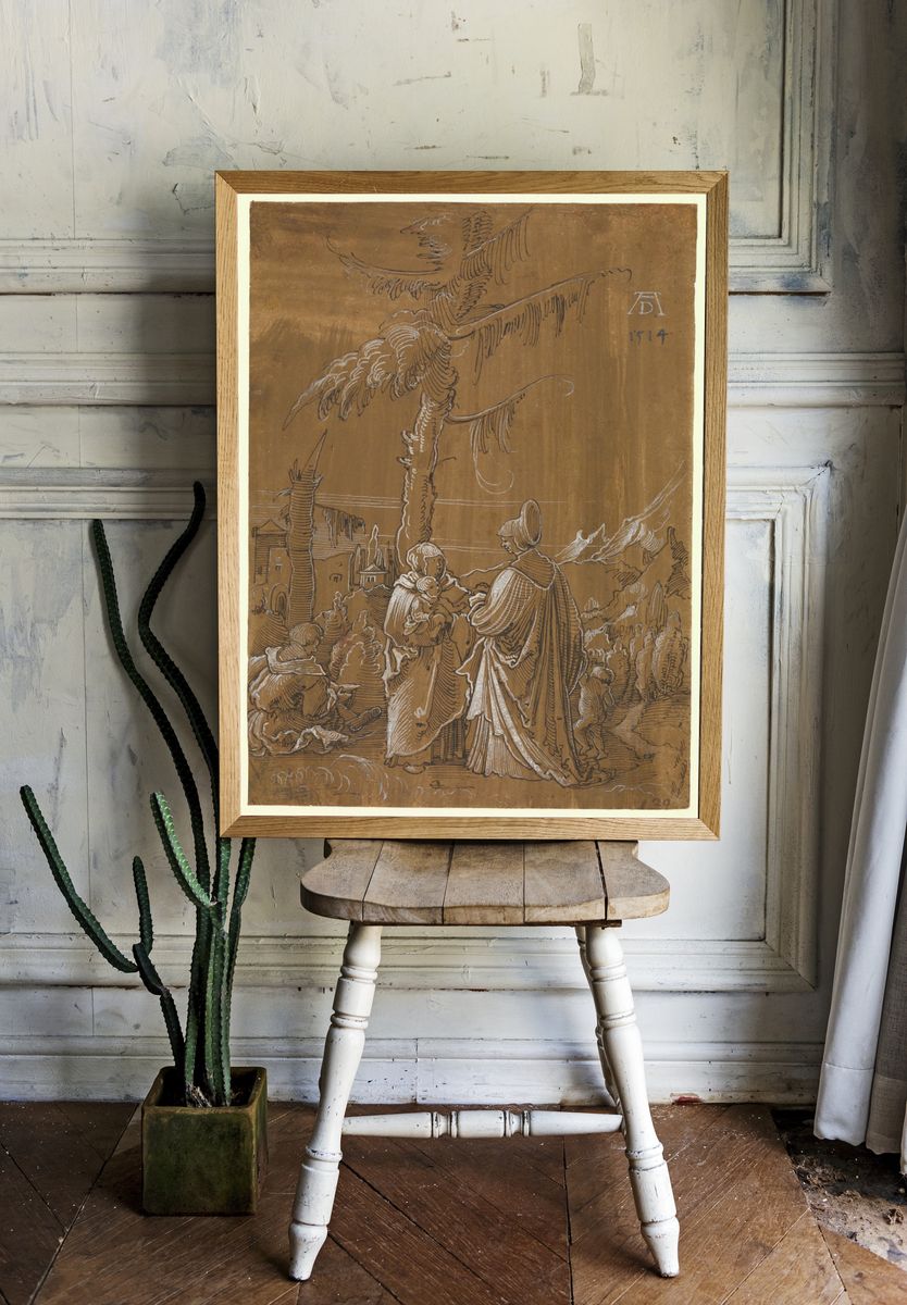 The Holy Family with Saint Elizabeth and the Infant Saint John by Albrecht Altdorfer — Art Print. — room view 1